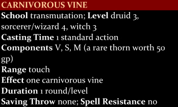 Carnivorous Vine